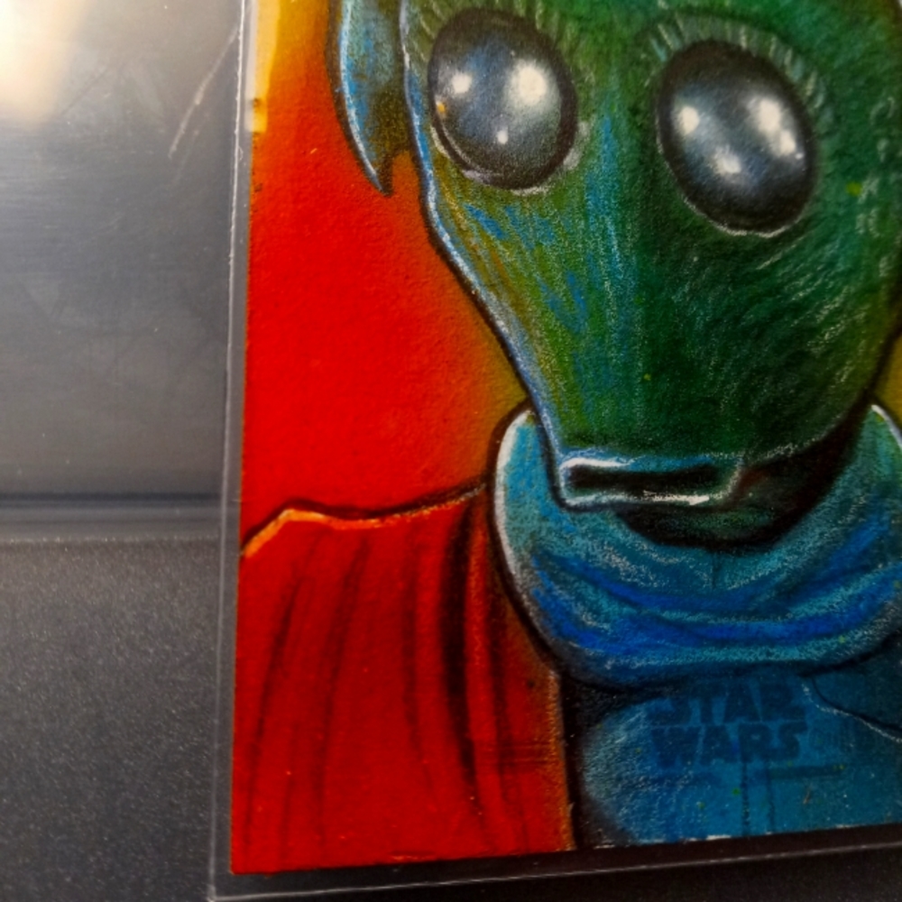 Star Wars Greedo Sketch Card
